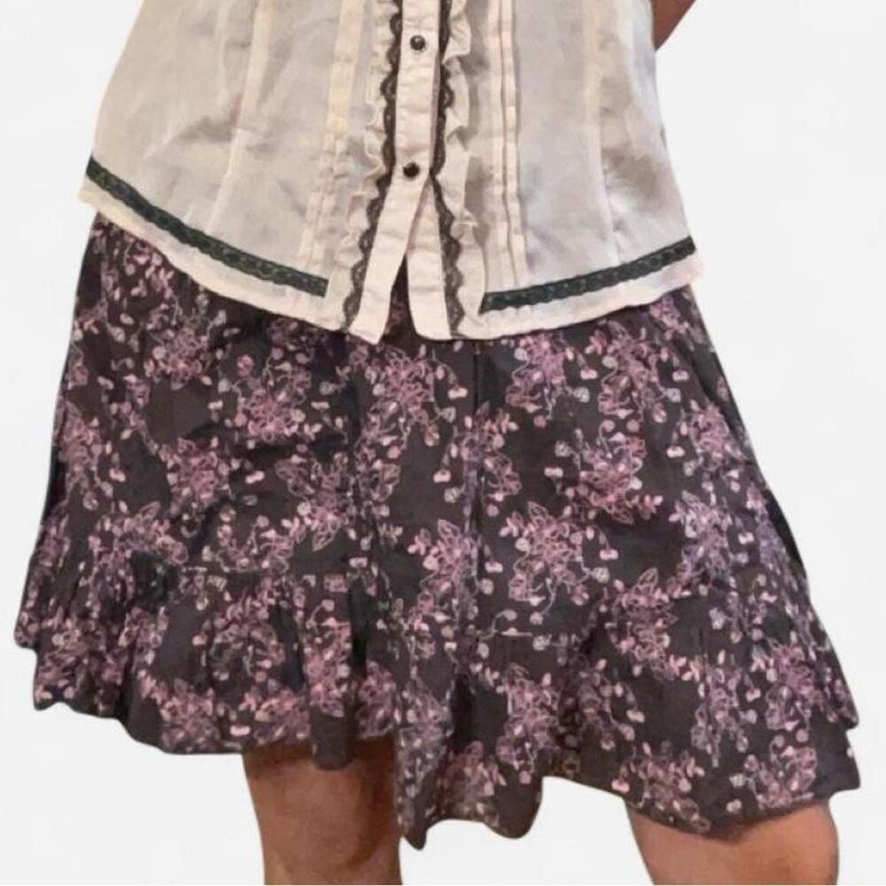 Edikted Women's Brown and Pink Skirt - Picture 4 of 5